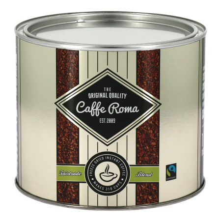 Caffe Roma Fairtrade Instant Coffee Tin (500g)