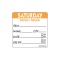 50mm Square Day of the Week Labels - Saturday (500)