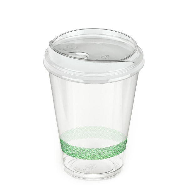 12-14oz Frappe Cups & Flat Lids Combo (250)