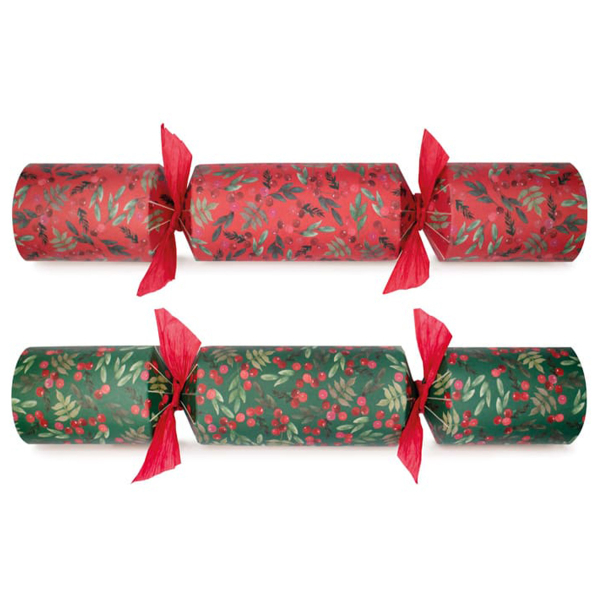 12 Inch Christmas Crackers Traditional Foliage (50)