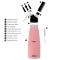 Nitra Pink Cream Whipper 1000ml