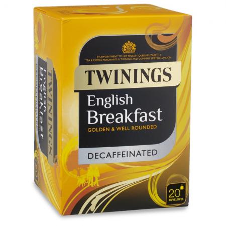 Twinings Decaffeinated English Breakfast Envelope Tea (20)