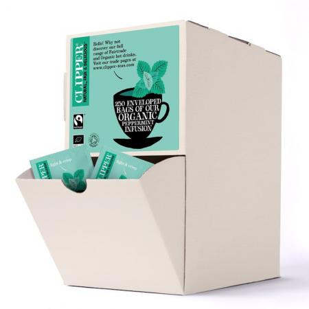 Clipper Fairtrade Organic Envelope Peppermint Tea (250)