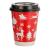 12oz Double Wall Cups - Festive Red Design (500)