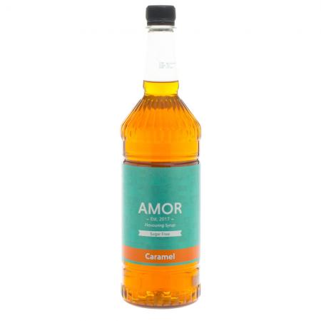 Amor Caramel Sugar Free Syrup (1 Litre)