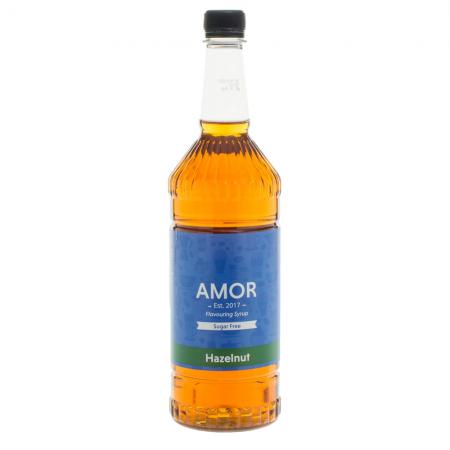 Amor Hazelnut Sugar Free Syrup (1 Litre)