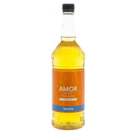 Amor Vanilla Sugar Free Syrup (1 Litre)