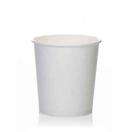 4oz Single Wall White Paper Cups (100)