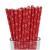 Paper Drinking Straws - Red & White Snowflakes (250)