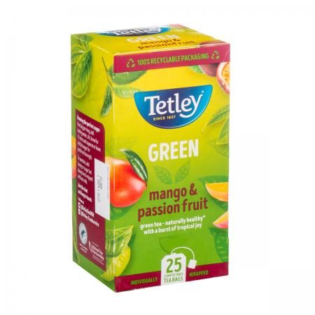 Tetley Green Tea Mango Passionfruit (25)