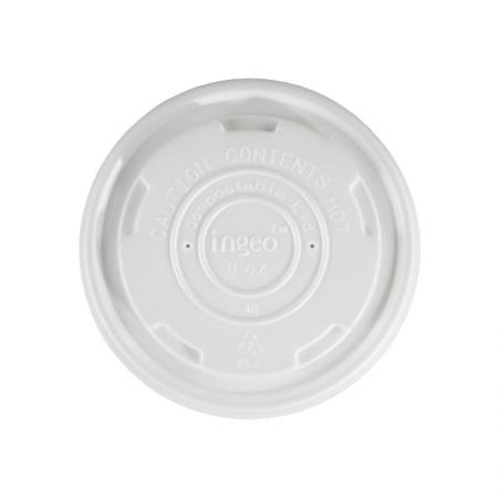 8oz Compostable Lids for Soup Bowls (100)