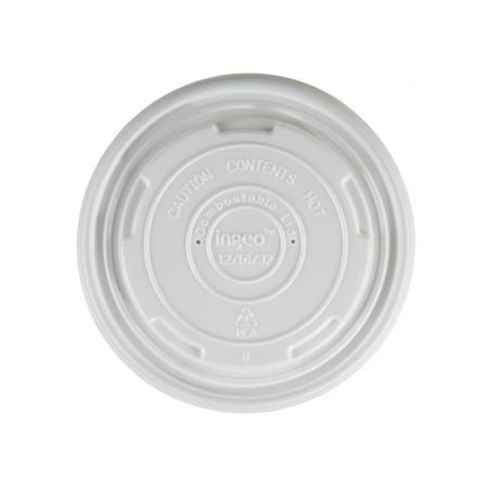 12-16oz Compostable Lids for Soup Bowls (100)