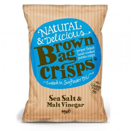 Brown Bag Crisps Sea Salt