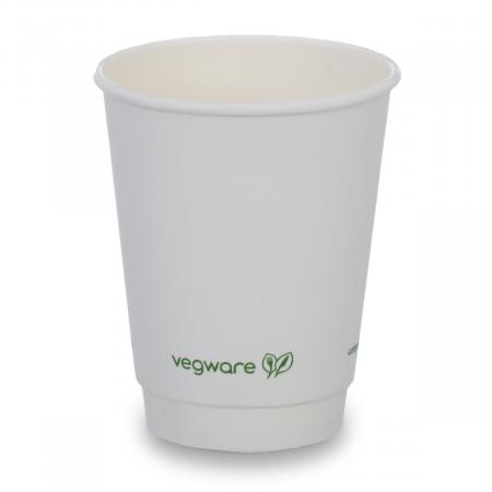 8oz Double Wall Compostable Vegware Kraft Cup (100)