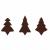 Dark Chocolate Christmas trees