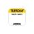 25mm Square Day of the Week Labels - Tuesday (1000)