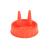 Precision Dual FIFO Dispensing Cap - Orange