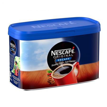 Nescafe Instant Decaffeinated Coffee Granules (500g Tin)