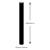Extra Long Fishbowl Paper Straws - Black (50)