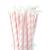 Paper Drinking Straws Individually Wrapped - Red & White (250)