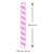 Paper Milkshake Straws - Pink & White (250)