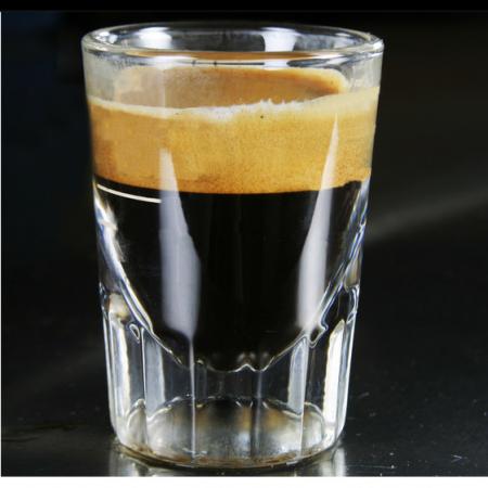 Heavy Espresso Shot Glass w/ Line - 2oz