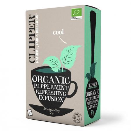 Clipper Tea - Organic Peppermint Envelope Tea (25)